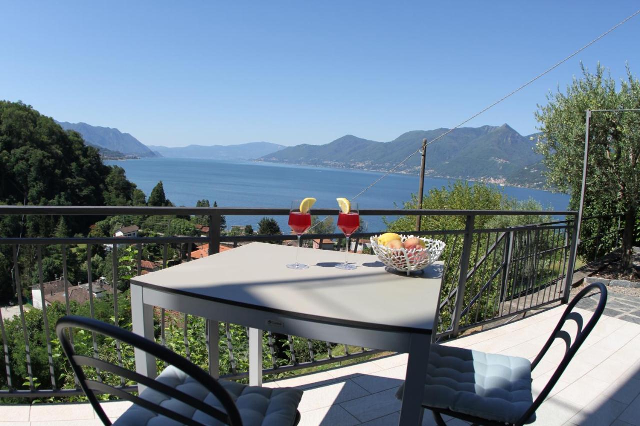 Casa Colmegna Mit Traumhaften See- Und Bergblick Luino Extérieur photo
