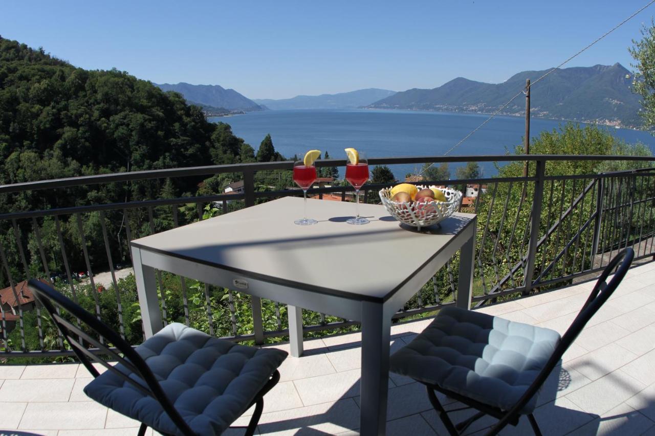Casa Colmegna Mit Traumhaften See- Und Bergblick Luino Extérieur photo